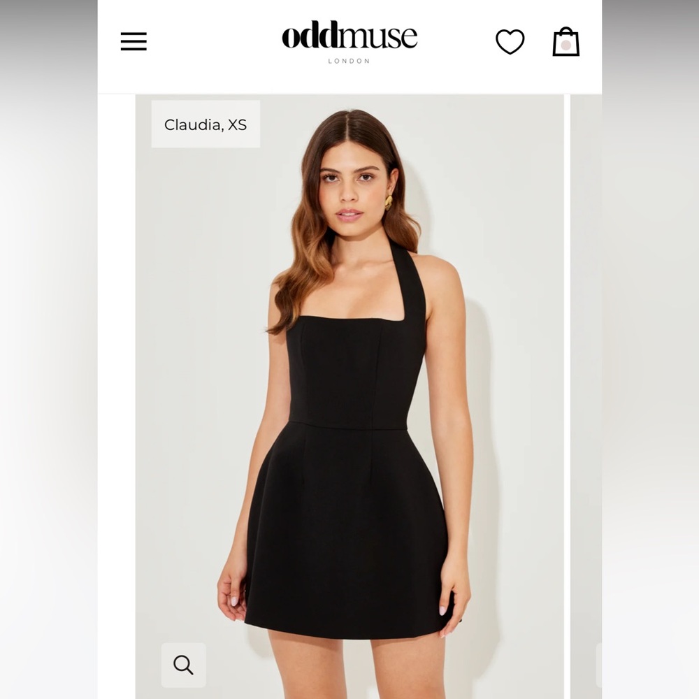 Medium Odd Muse Halter Mini Dress